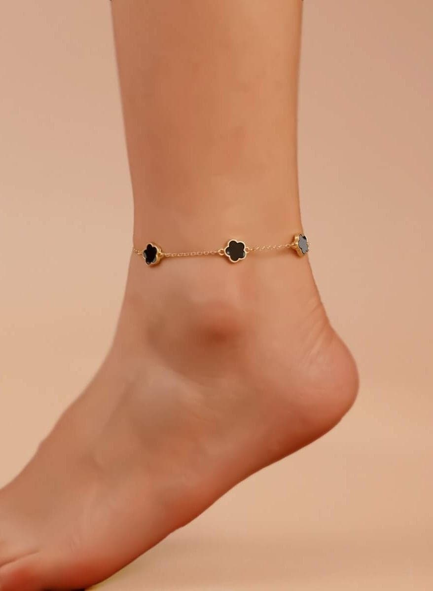 Stainless Steel 18k Gold Plated Anklet
