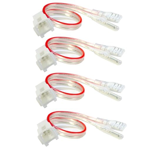 Front Dash Tweeters Speaker Wiring Harness Adapter Connector Plug Replacement for Do-dge Ram JEE-p Chry-sler 2005-2022 Aftermarket Dash Tweeters Audio Cable Plug 4PCS
