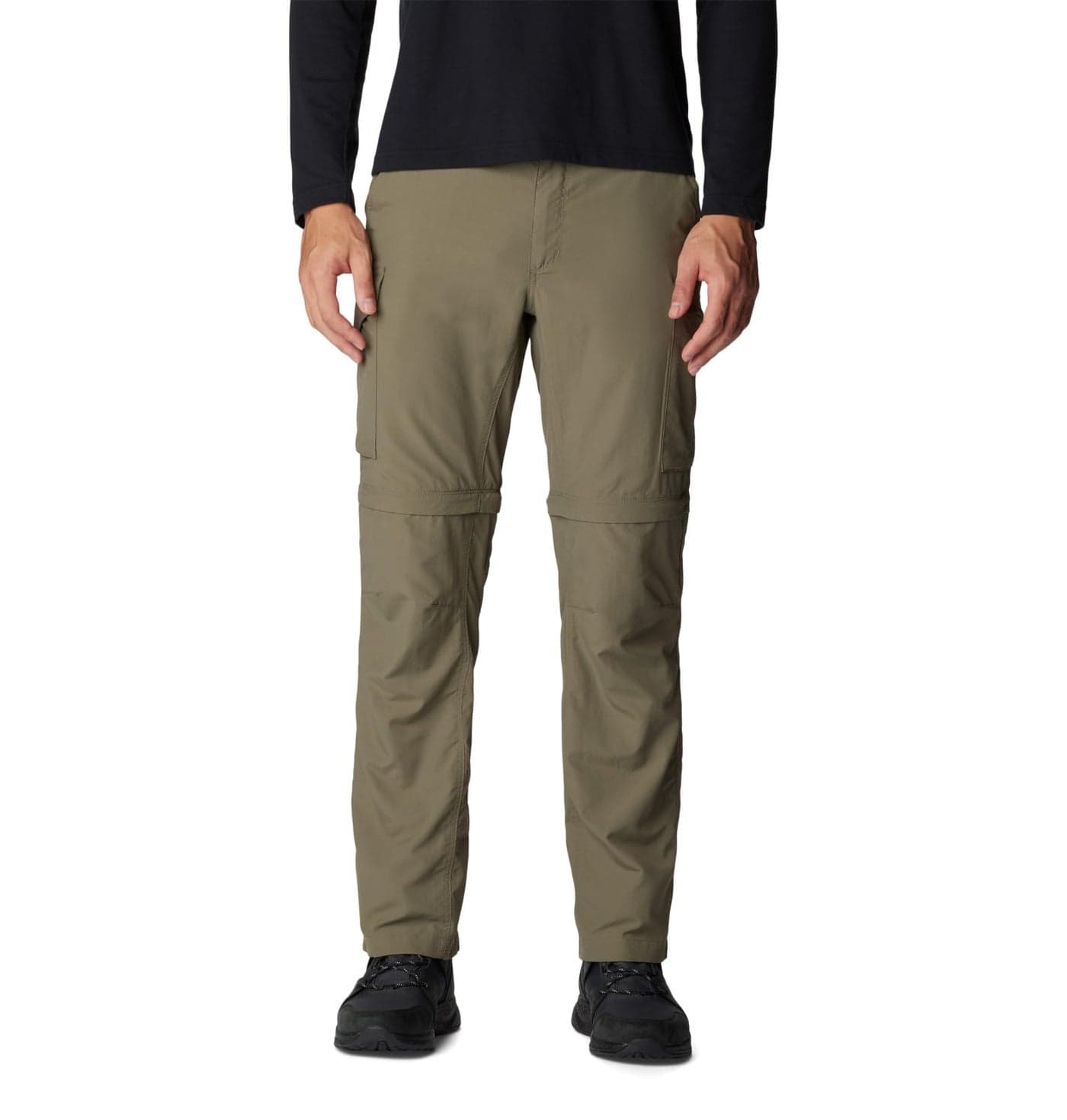 Columbia Mens Silver Ridge Convertible Pant Stone Green 38