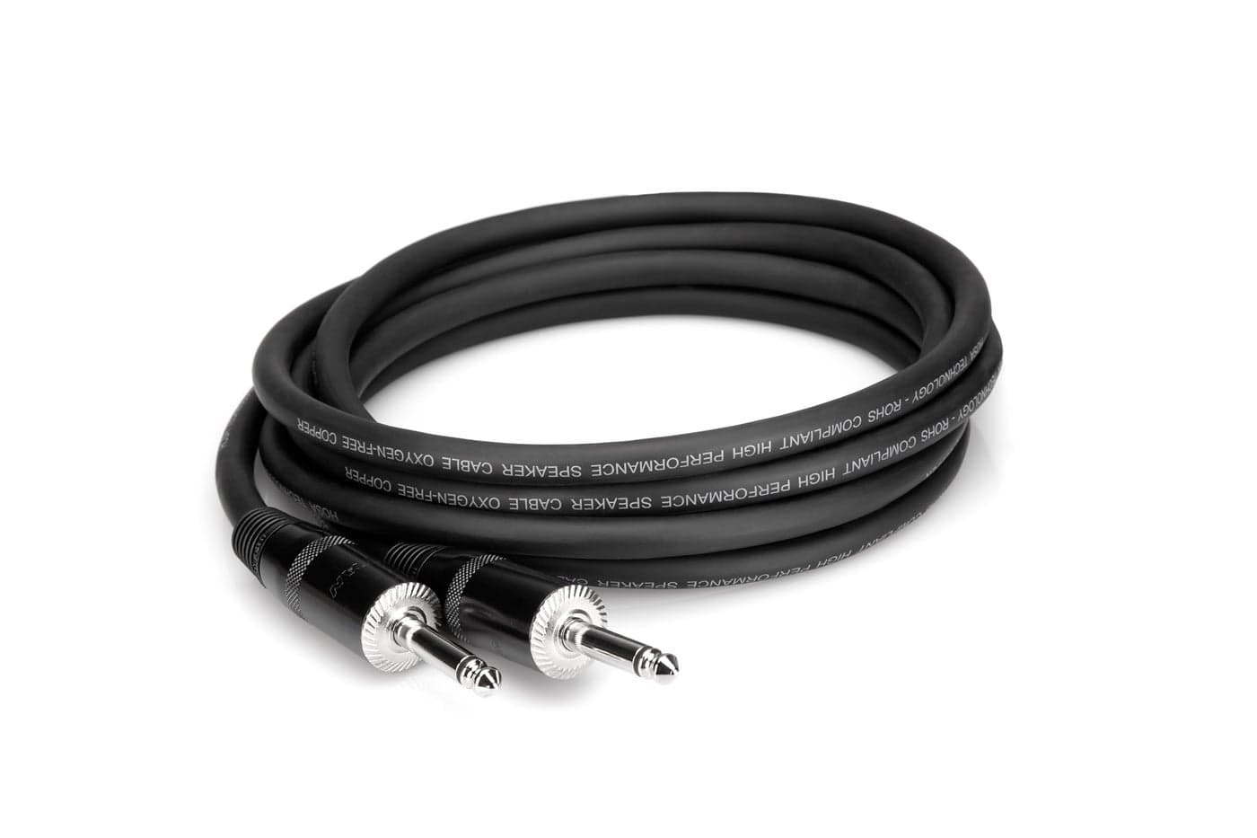 Hosa SKJ-403 Pro Speaker Cable, REAN 1/4 Inch TS to Same, 3 Feet