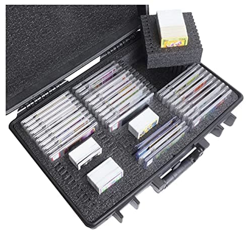 Case Club 57105 Graded Card Slab Carrying Case Slotted Storage Fits PSABGSFGSSGC Graded Slabs SportsTrading Collector Box for PokemonMTGBaseball Travel Holder for SlabsSleevesLoose Cards