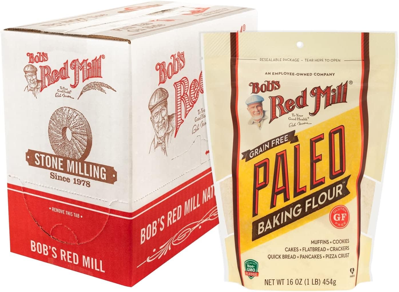 Bob's Red Mill Paleo Baking Flour - Gluten Free, 16 Ounce (Pack of 4)