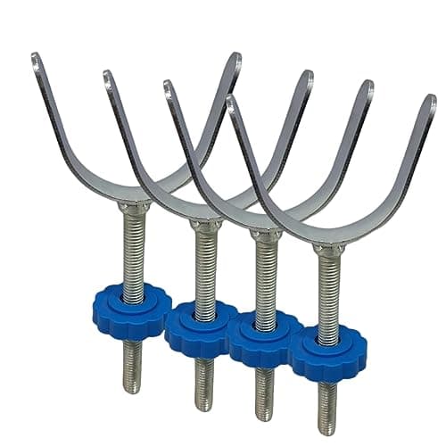 Kiddale Universal Staircase Fitting for Any Metal Safety Gate (4 in 1) for one Side of Staircase, NOT Required for Retractable Gates