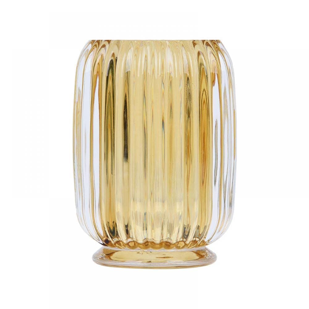 Gaolinci Clear Tumbler Cup Makeup Brush Toothbrush Holder for Bathroom Vanity Countertop Desk and Bedside Table