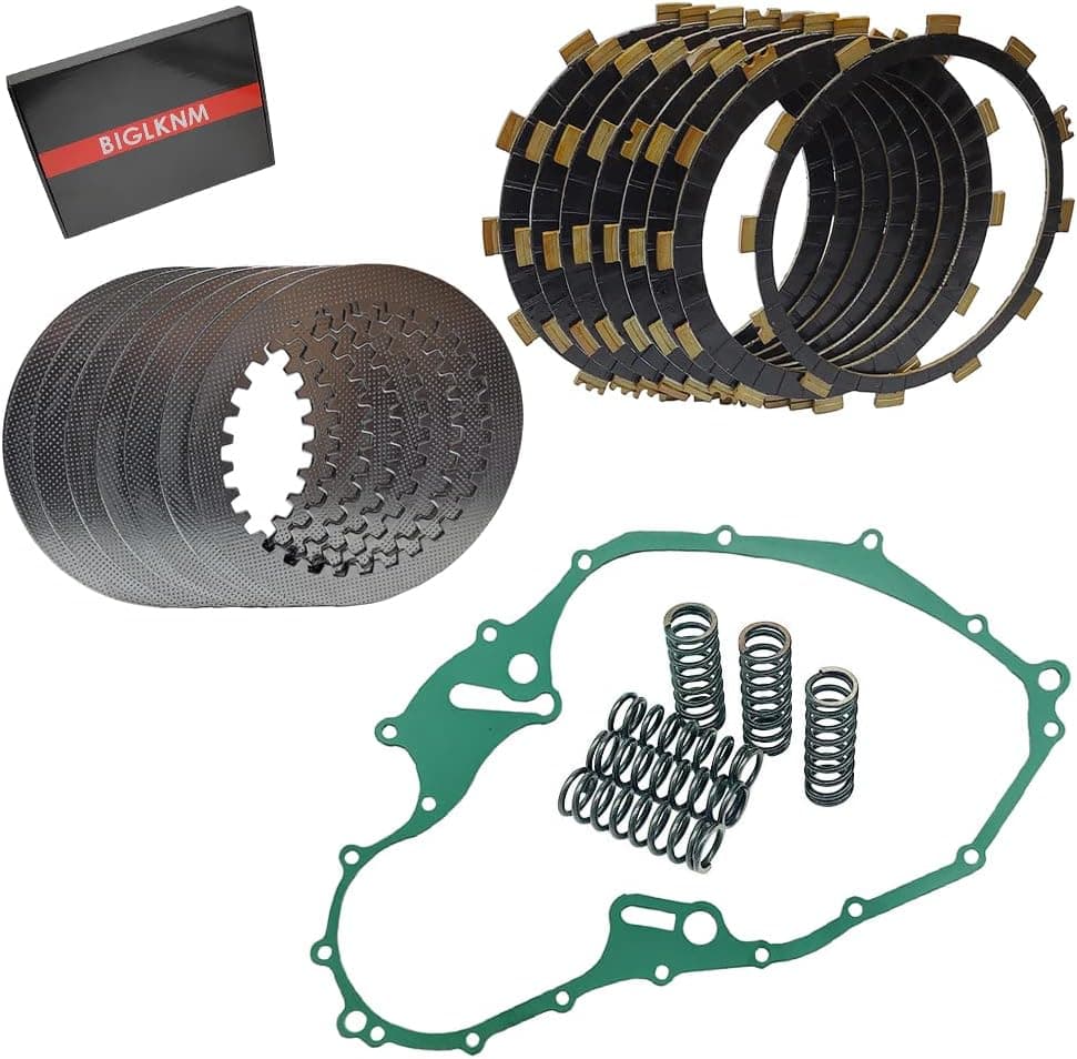 BIGLKNM Clutch Kit Friction Plates & Cover Gasket for Yamaha Raptor 700 700R YFM700 YFM700R (2006-2021)
