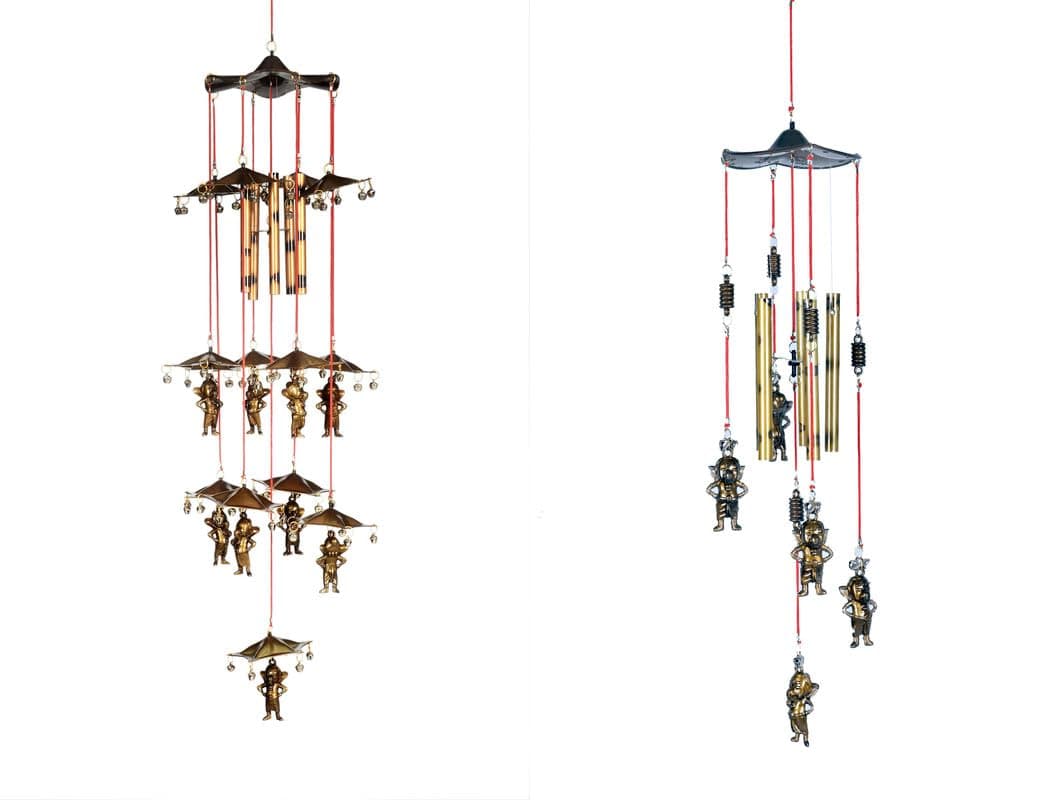 Lucky Antique Pagoda Bal Ganesh Wind Chimes with a Peaceful Sound for Positivity at Home Office Interior Decoration and Gifting Purpose Recommended by Feng ShuiVastu