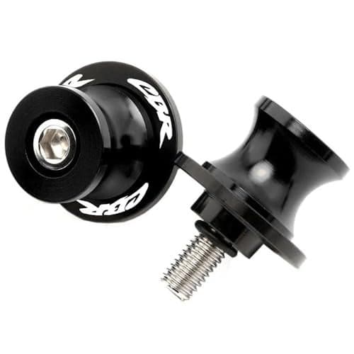2pcs M8*1.5 Motorcycle Swing Arm Sliders Spools For H-onda CBR150 CBR100f CBR1000rr CBR1100xx CBR125 CBR250 CBR400rr CBR400f CBR450sr CBR600rr CBR600f CBR900rr CBR954rr (Black)