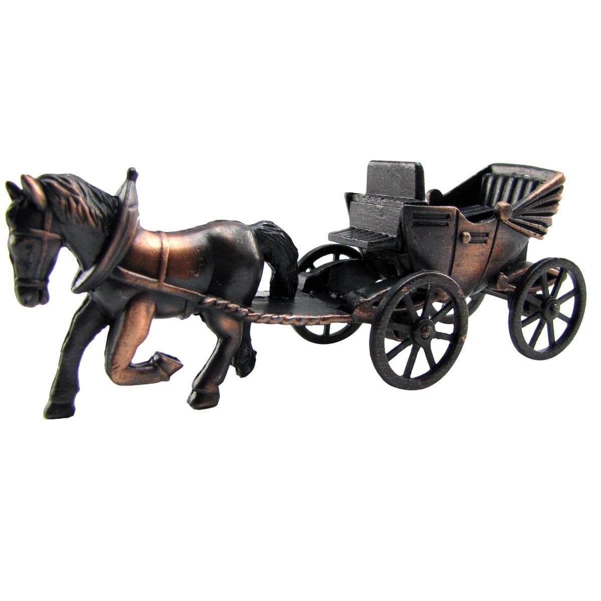 TGLLC Treasure Gurus Horse Carriage Die Cast Toy Pencil Sharpener Miniature 148 O Train Scale Replica