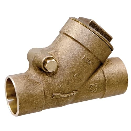 NIBCO Fig No S-413-Y-LF, 1/2 in. LF Bronze Check Valve, Solder