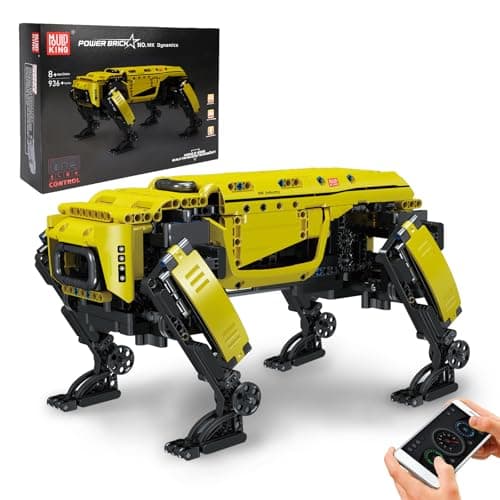 Mould King Robot Dog Building Set Remote Controlled Robot Dog Toy for Kids Mechanical Robot to Build DIY Building Set as STEM ProjectCollectibles 936 Pieces