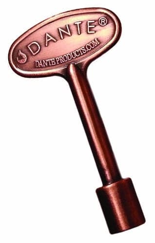 Dante Products Universal Gas Valve Key, 3-Inch, Antique Copper