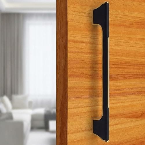 RAB Handle Zinc Kitchen and Office Drawer/Cabinet/Door/Wardrobe Handle (Code:- Hand M160, Size:-12", Color:- Rembo Black)