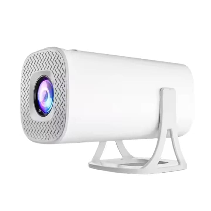 Cubonic S40 HD 180° Flexible Projection Angle (3500 lm/Wired/Remote Controller) Compact Portable Projector with Android Tech (White)