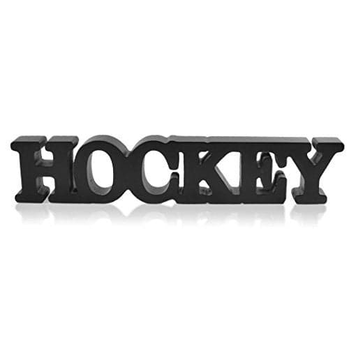 ChalkTalkSPORTS Wooden Hockey Sign Autograph Ready Gift for Hockey Players Coaches