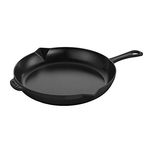 Staub Cast Iron 12-inch Fry Pan - Matte Black, Made in France