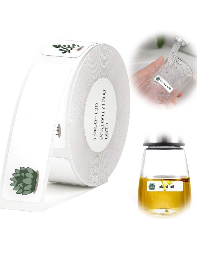 D11 Label Maker Tape Adapted Label Print Paper Standard Laminated Office Labeling Tape Replacement (Plant)
