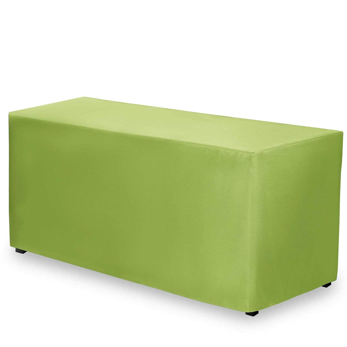 Gee Di Moda Fitted Tablecloth 72 x 30 Inch Apple Green Heavy Duty Washable Fabric For 6 Ft Rectangular Table