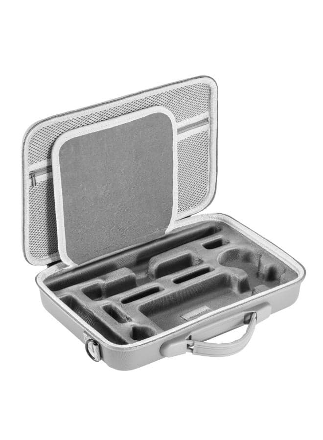 Carrying Case for Insta360 X5, Dual Layer Storage Protective Travel Bag for Insta 360 X5 X4 Accessories Organizer Portable Waterproof Large Capacity Handbag with Shoulder Strap