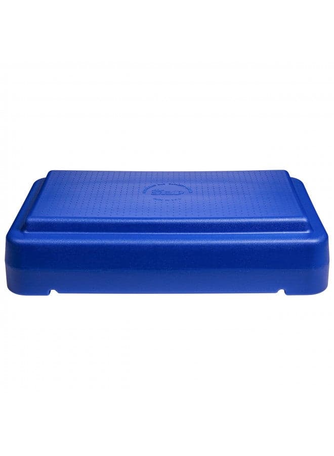 The Step Durable Stackable Step - Aerobic step Platform with Non-Slip Surface - Made in USA - Perfect Steppers for Exercise - Workout Equipment for Home,Blue