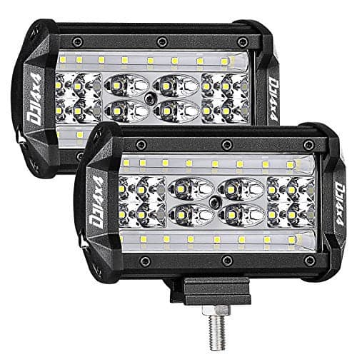 Niking Auto LED Pods 2Pcs 5 168W Quad Row LED Light Bar Spot Flood Combo Beam Off Road Cubes Driving Fog Lamps for Trucks ATV UTV SUV Tractor Boat Marine