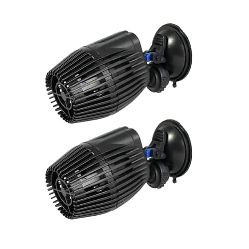 AQUANEAT 2 Pack Aquarium Circulation Pump,800 GPH Fish Tank Powerhead, Saltwater Wave Maker, Submersible Water Pump with Suction Cup