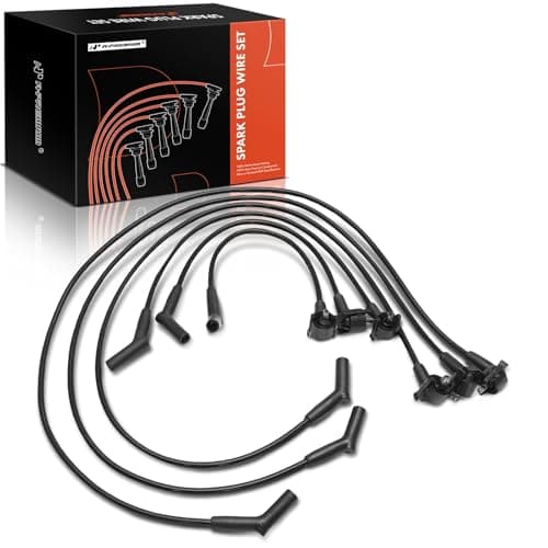 APremium Ignition Spark Plug Wires Set of 6 Compatible with Ford Mustang 19992000 V6 38L