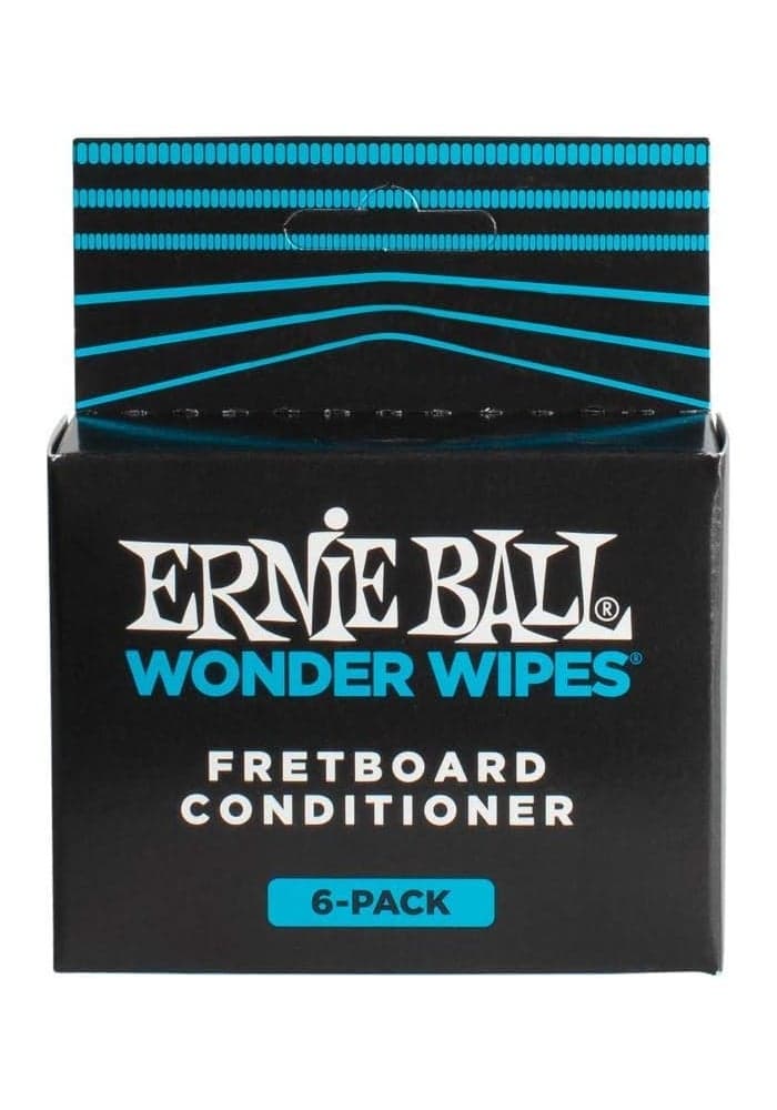 Ernie Ball Wonder Wipes Fretboard Conditioner - 6 Pack