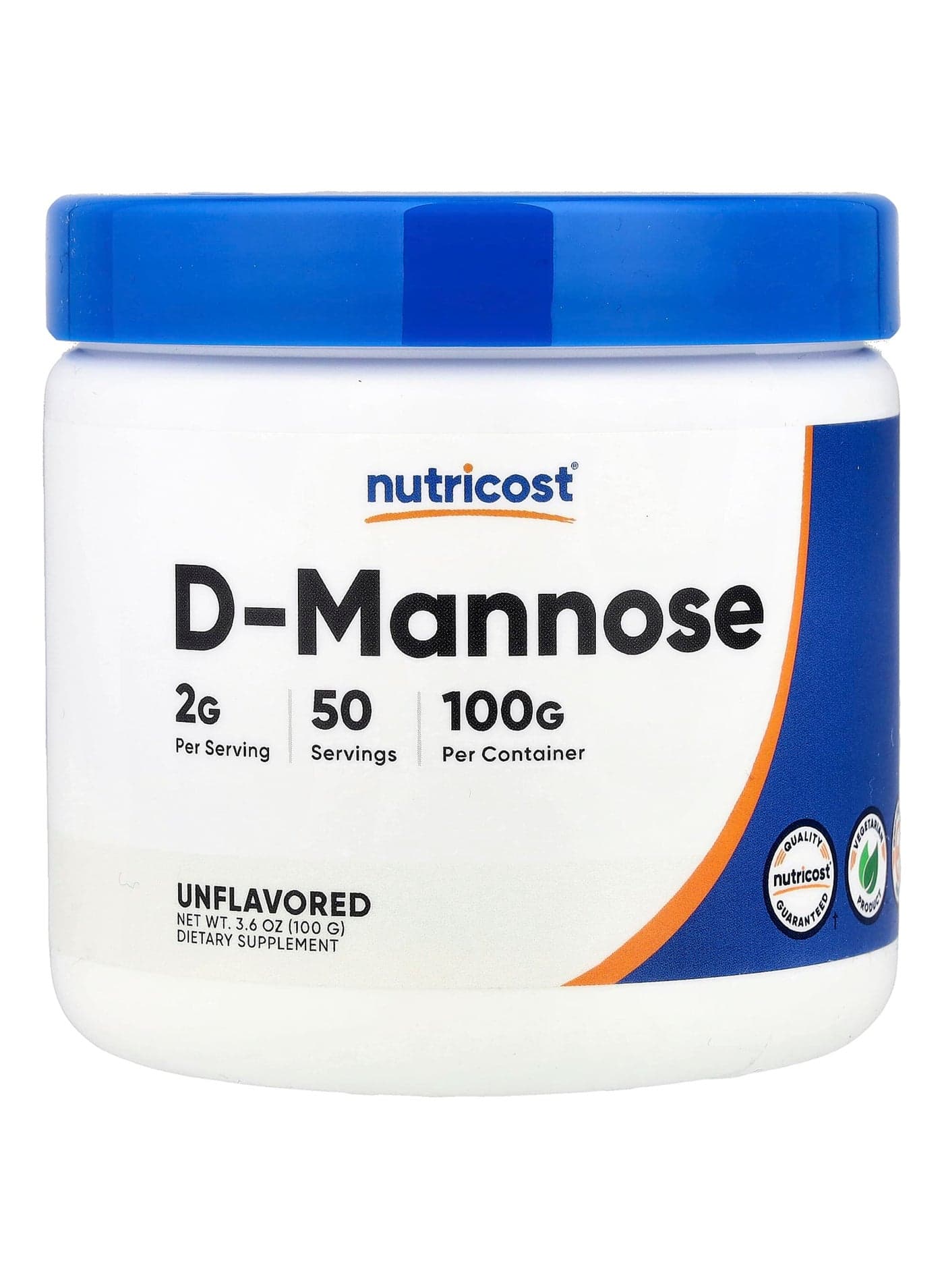 D-Mannose, Unflavored , 3.6 oz (100 g)