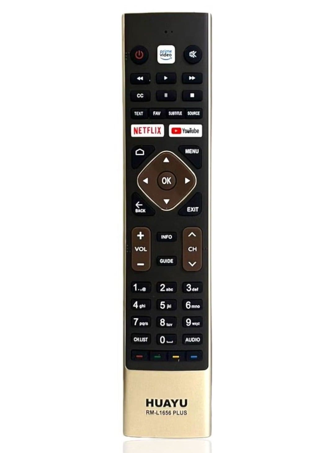 Haier Smart TV Remote | Replacement Remote Control For Haier Smart TV LCD LED With YouTube Prime Video & Netflix Key Buttons