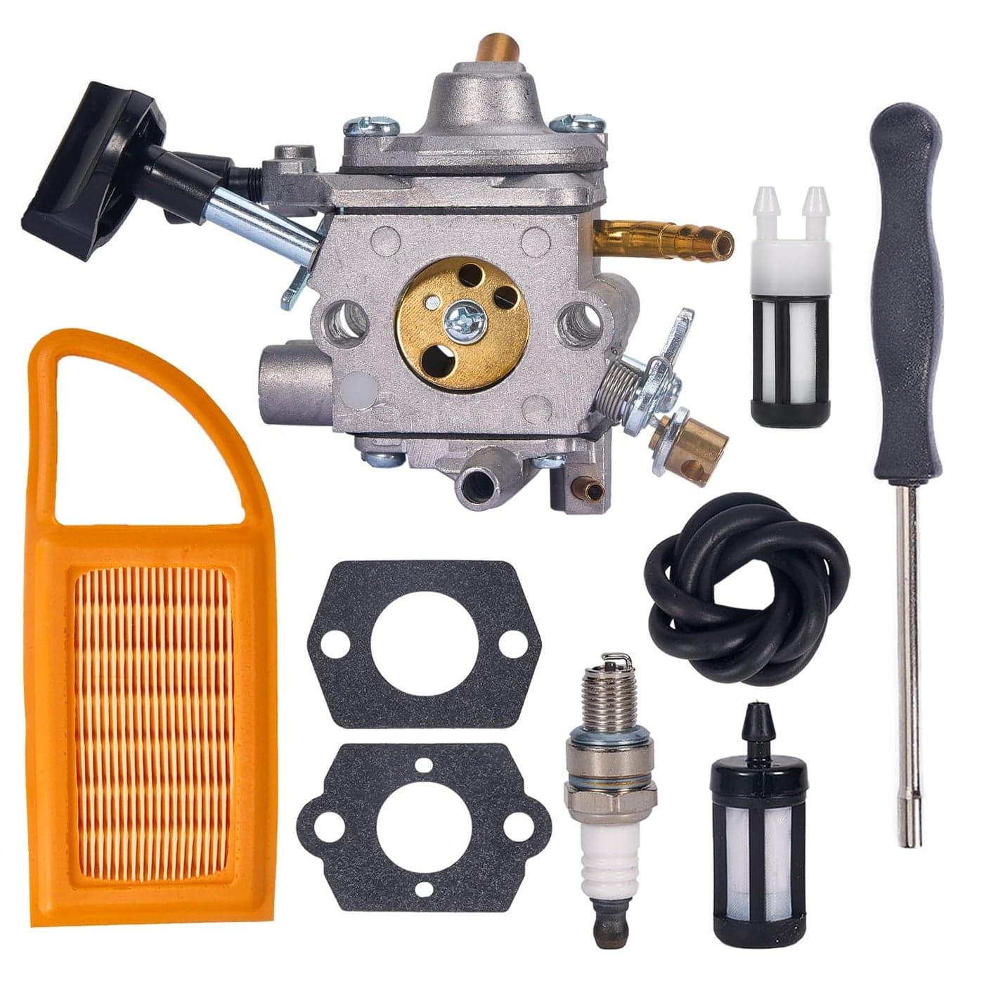Mikatesi 42821200606 BR600 BR700 Carburetor Carb Kit for Stihl BR500 BR550 BR 500 550 600 Backpack Blower Leaf Blower Parts Replaces Zama C1QS183 C1QS184 42821200607 42821200608