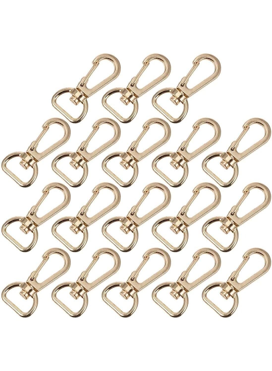 20 Pcs Zinc Alloy Swivel Snap Hooks, Lobster Claw Clasp, 360°Swivel Trigger Snap Hooks, for Keychain Clip Lanyard, Jewelry Making, Crafts