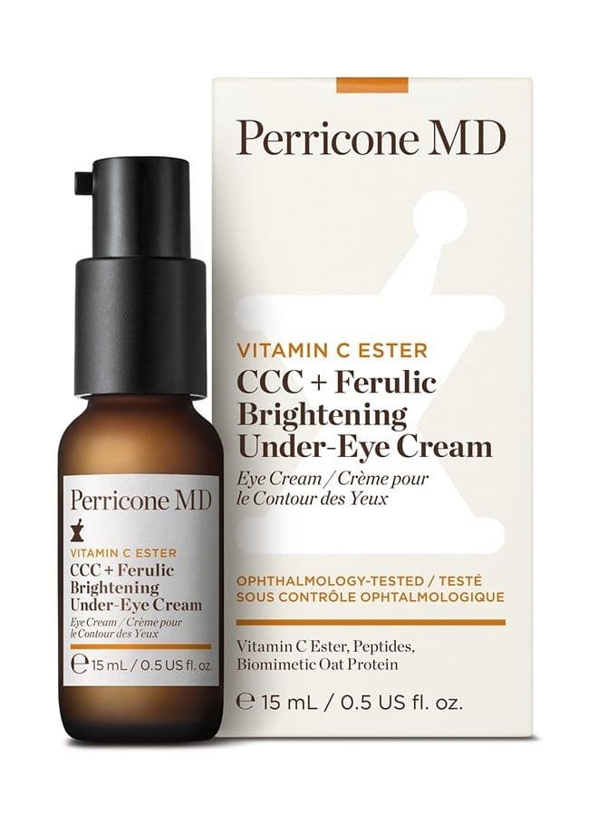 Vitamin C Ester CCC+ Ferulic Brightening Under-Eye Cream, 0.5 oz.