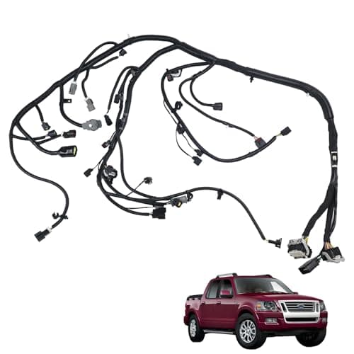 8L2Z-12A581-BA 4.0L Engine Wire Wiring Harness Compatible with Ford Explorer Sport Trac Mercury Mountaineer 2008-2009, Replace 8L2Z12A581BA
