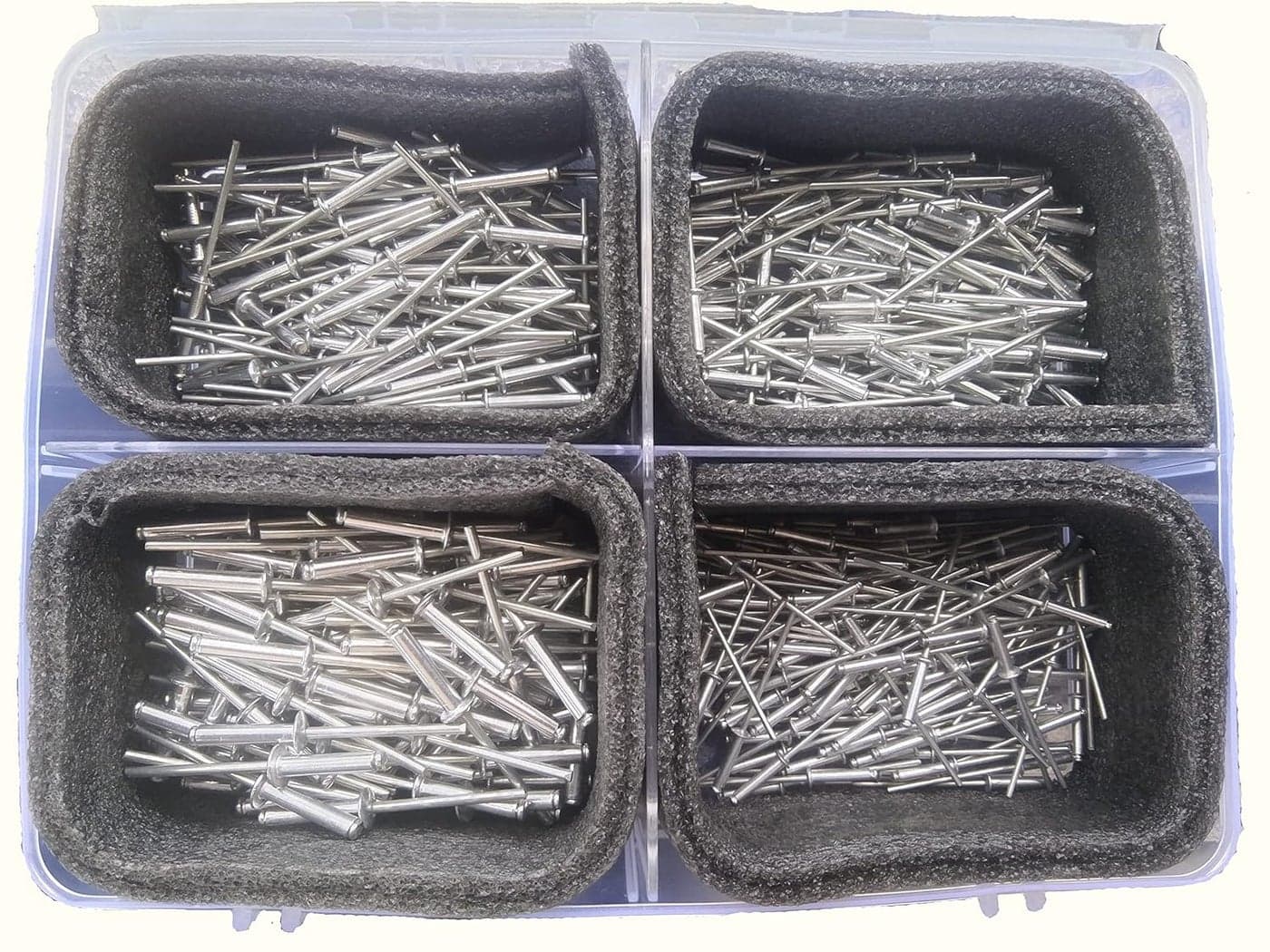 GSK Cut Aluminum Blind Rivet POP Rivets for Riveting GunRiveter Machine 4 Sizes Pack of 400 Pieces