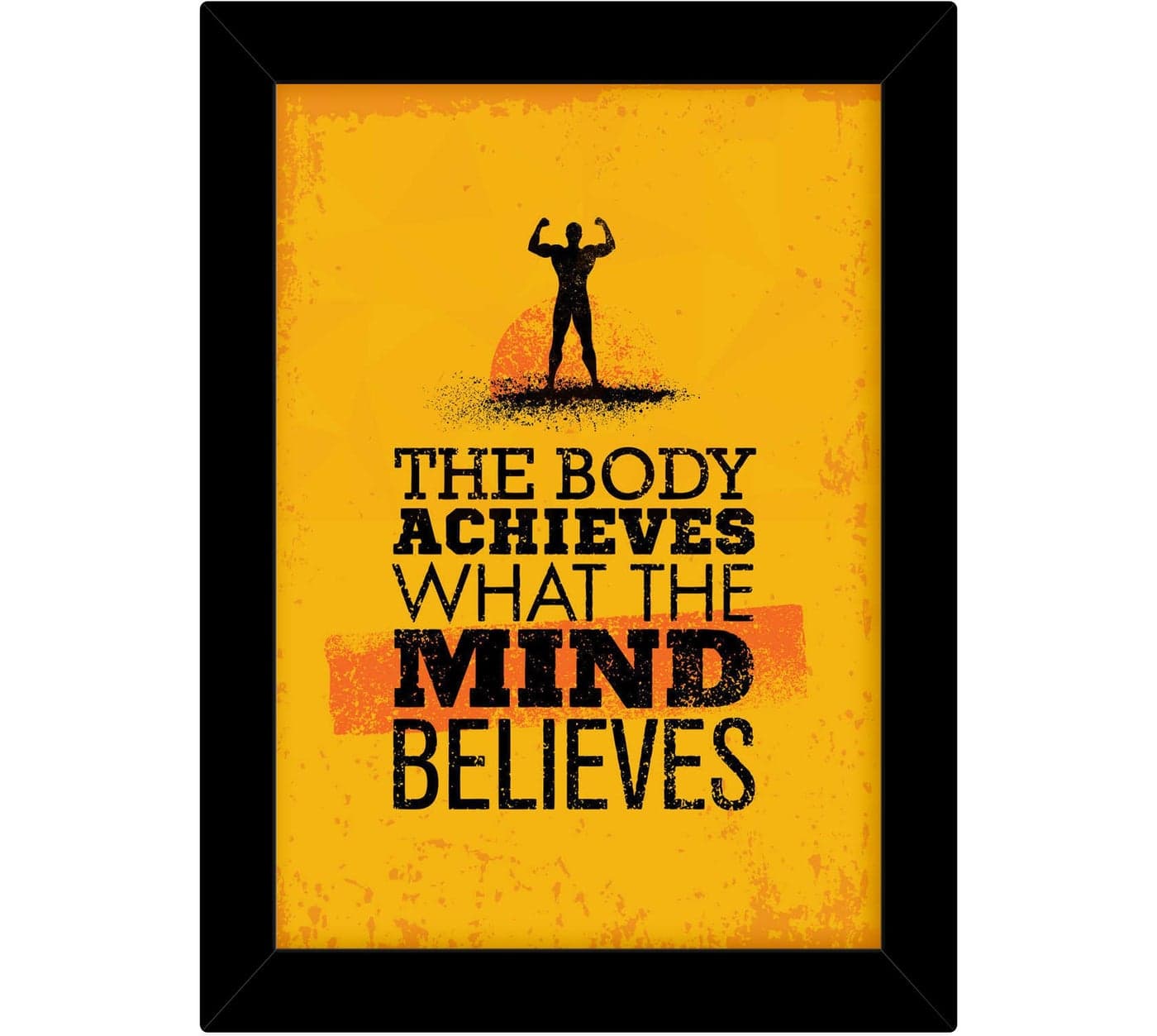 TiedRibbons® Motivational wall posters for guys with frame | poster for boys room | posters for office desk | wall posters for guys (13.6 inch X 10.2 inch,Framed Poster)
