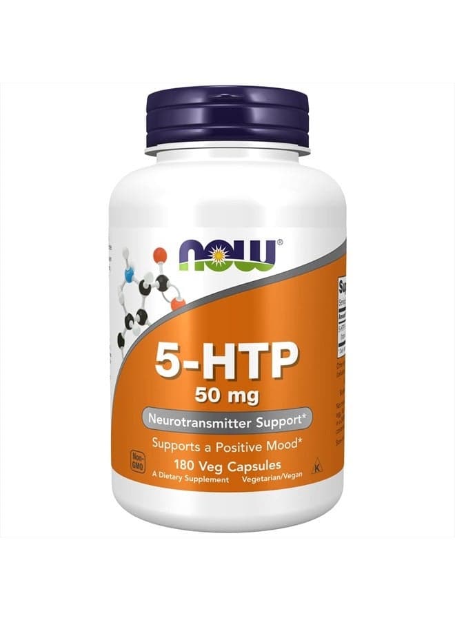 Supplements, 5-HTP (5-hydroxytryptophan) 50 mg, Neurotransmitter Support*, 180 Veg Capsules