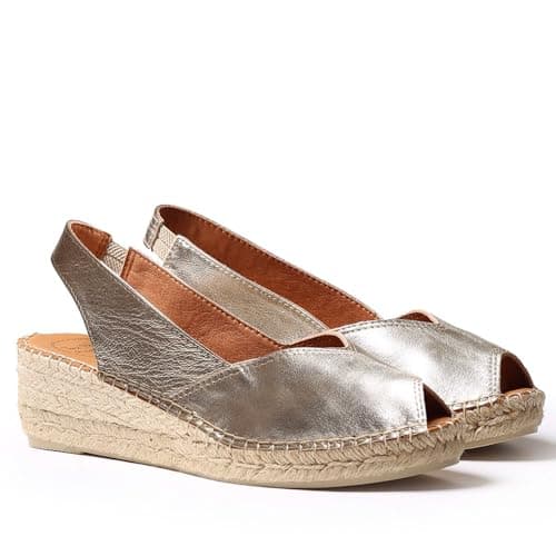 Toni Pons BERNIA-P - Women's wedge espadrilles in leather