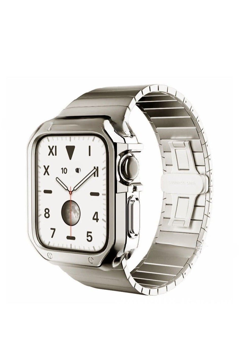 Suitable for Apple Watch Ultra 8/7 generation metal strap with TPU electroplating case set 40mm