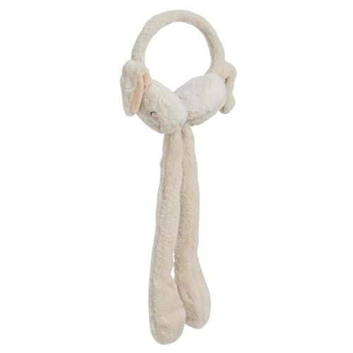 Earmuffs for Kids | Soft & Warm Winter Ear Muffs | Plush Faux Fur Ear Warmers for Cold Weather | Winter Head Band | Rabbit Ear Warmers for & Girls | Fluffy Bunny Furry Ear Muffs for Winter (Cream)