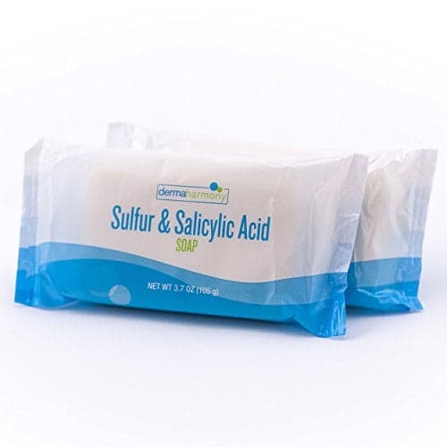 DermaHarmony 10 Sulfur and 3 Salicylic Acid Bar Soap 37 oz 2 Bars