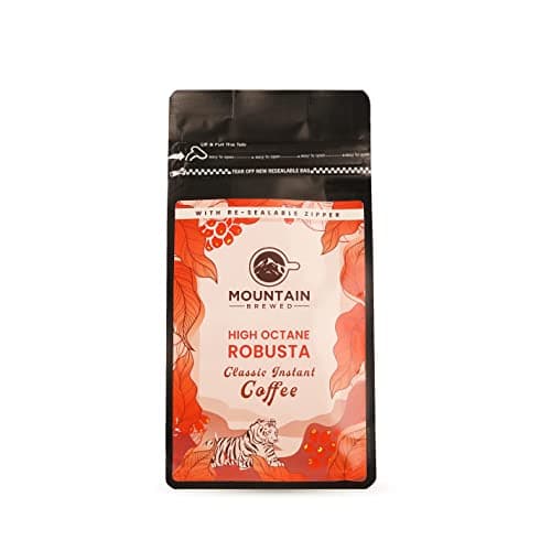 MOUNTAIN BREWED Classic Robusta - Instant Coffee | 100 grams Re-sealable Pouch
