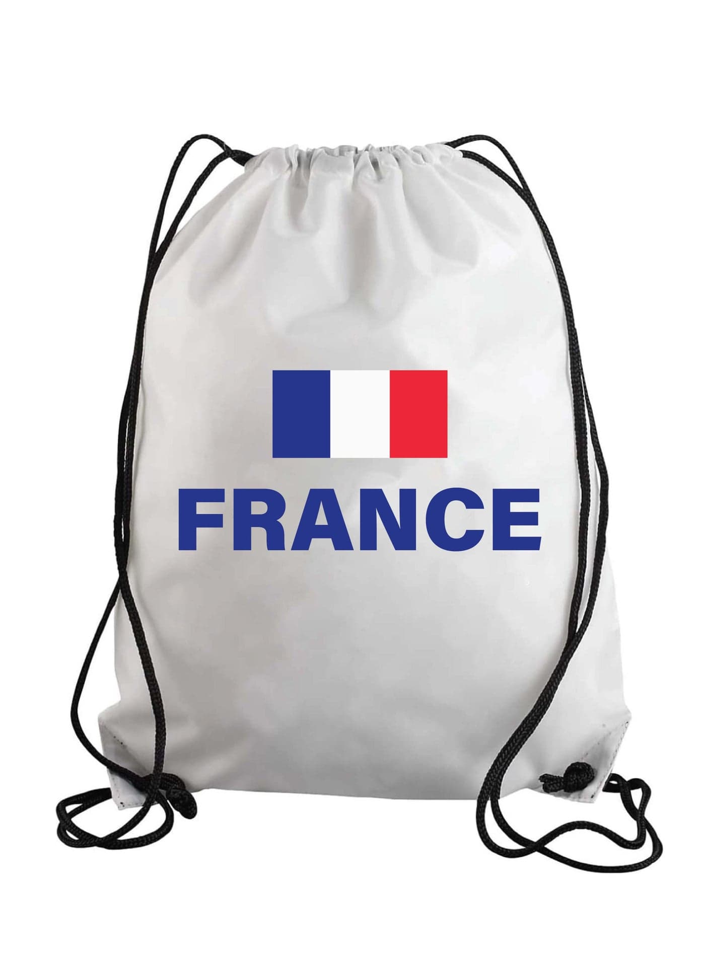 France Soccer Drawstring Bag or Backpack Suitable for Adults and Kids and Sports Fans Design 3