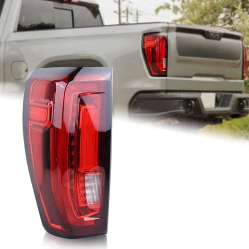 Duolctrams LED Type Tail Light Rear Lamp Assembly Compatible with 2019-2023 GMC Sierra 1500/2500 HD/3500 HD(w/Factory LED Tail Light Models Only) Left Driver Side 84565921 GM2800310