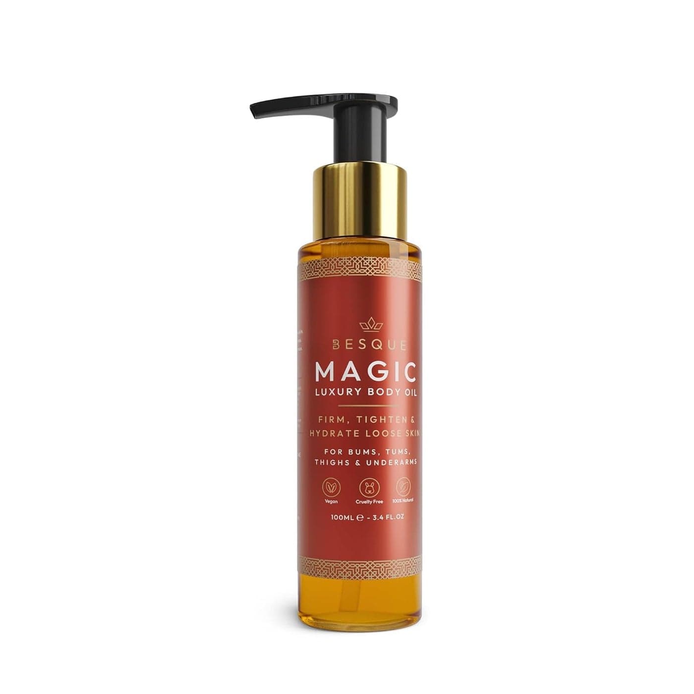 Magic Body Oil 338 FL OZ After Shower Body Oil For Women Hydrating Skin Care For Full Body That Plumps Tightens and Firms Skin With Natural Ingredients Luxury Spa Gifts Pack of 1