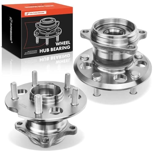 A-Premium 2 x Rear Wheel Bearing and Hub Assembly with 5-Lug Compatible with Toyota RAV4 2001 2002 2003 2004 2005, AWD Only