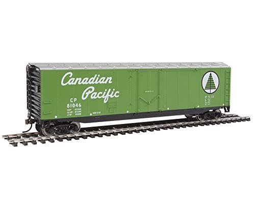 Walthers Trainline 50 PlugDoor Boxcar with Metal Wheels Ready to Run Canadian Pacific