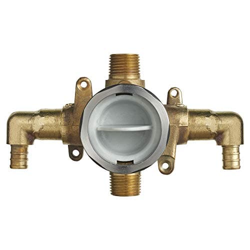 American Standard RU107E Flash Shower Rough-in Valve with PEX Inlet Elbows and Universal Outlets for Crimp Ring System