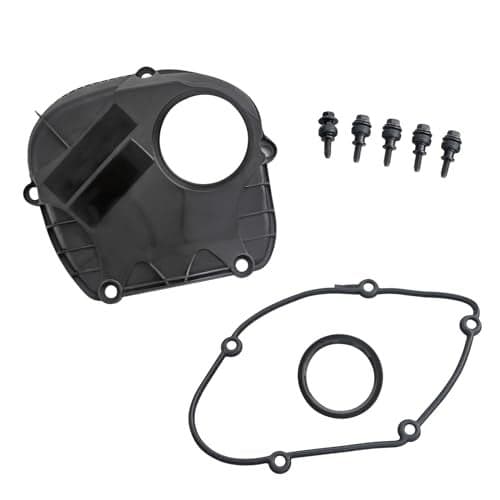 Engine Upper Timing Chain Cover with Gasket Fits for Audi A3 A4 A5 VW Beetle Jetta Replaces# 06H103269C 06H103269L 06H103269H