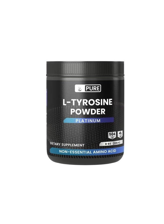 L-Tyrosine Powder, 8 oz, Always Pure, No Additives or Fillers