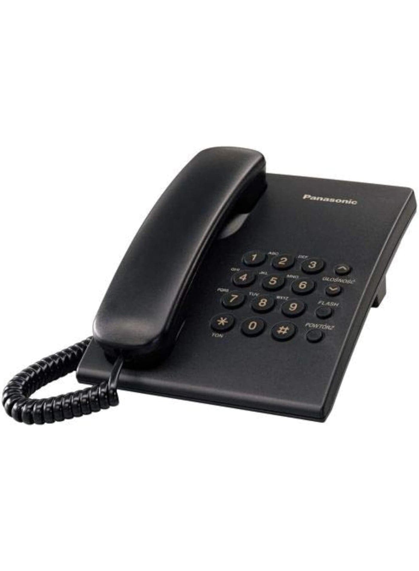 Panasonic Corded Telephone KX-TS500, Black